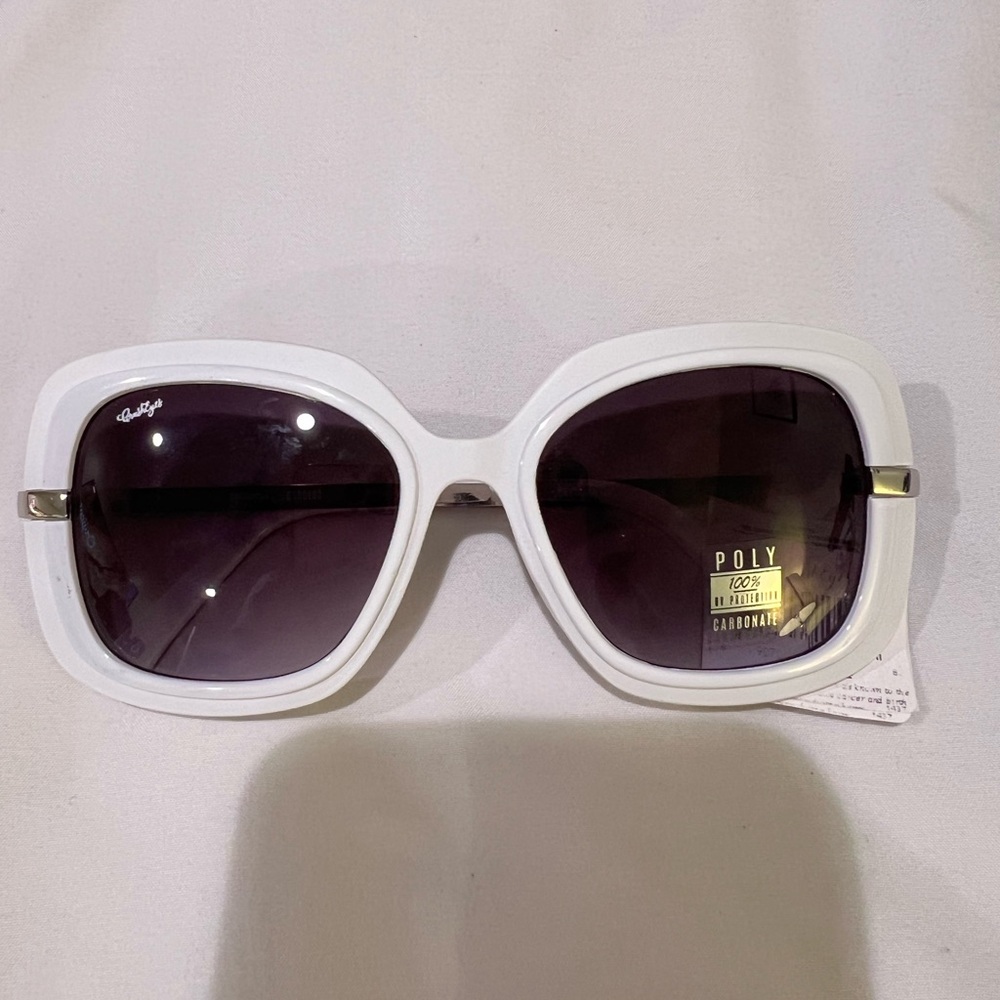 White  poly women Sunglasses